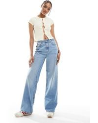 ASOS - Asos Design Tall Wide Leg Dad Jeans - Lyst