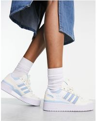 adidas Originals - Forum bold - baskets à rayure - et bleu - Lyst