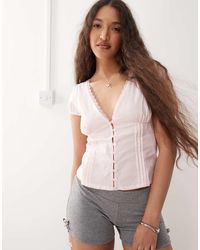 Motel - Ilias Corset Top - Lyst