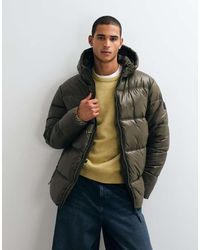Threadbare - Padded Puffer Jacket With Hood - Lyst