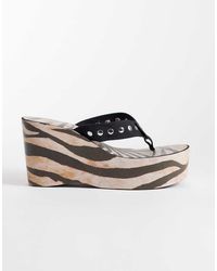 I.AM.GIA - Shelby 2.0 Studded Platform Wedge Thongs - Lyst