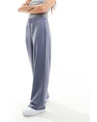 Monki - Pull On Relaxed Leg Lounge Trousers - Lyst