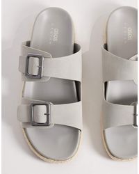 ASOS - Two Strap Sandals With Buckles - Lyst