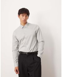 ASOS - Stretch Slim Fit Work Shirt - Lyst