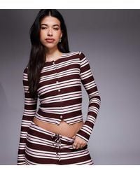 Kaiia - Exclusive Super Soft Jersey Button-through Long Sleeve Top - Lyst