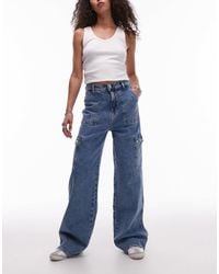 Tommy Hilfiger - – claire – weit geschnittene cargojeans - Lyst