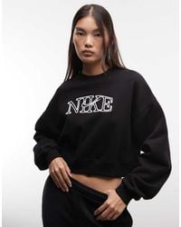 Nike - Studio Fleece Mid-Weight Graphic Print Sweat - Lyst