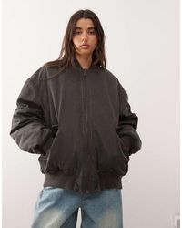 Weekday - Oversized Gewatteerd Bomberjack - Lyst