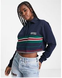 Pull&Bear - Cropped Polo Shirt - Lyst
