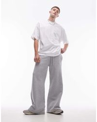 TOPMAN - baggy Leg Trackies - Lyst