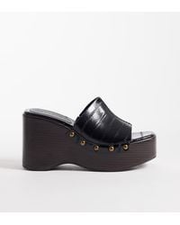 ASOS - Tara Eel Effect Wedges - Lyst