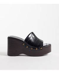 ASOS - Tara Eel Effect Wedges - Lyst