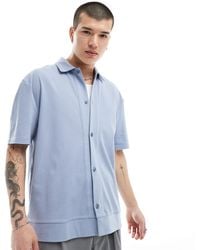 ASOS - Relaxed Fit Button Down Polo Shirt - Lyst