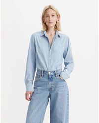 Levi's - Klassiek Katoenen Overhemd Met Borduursel - Lyst