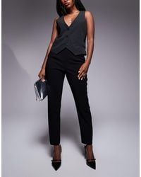 Lavish Alice - Pearl Embellished Tailored Trouser - Lyst