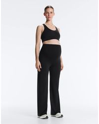 Oysho - Maternity Comfortlux Straight-Leg Trousers - Lyst