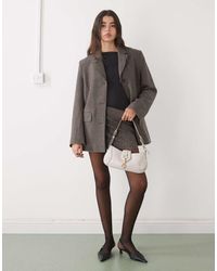 Weekday - Wool Blend Oversized Blazer With Raw Edges - Lyst