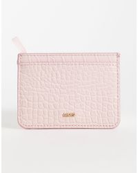 Mango - Croc Effect Card Holder - Lyst