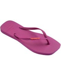 Havaianas - Slim Square Toe Flip Flops - Lyst