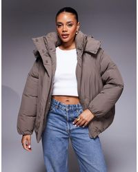 ASOS - Cloud Puffer Jacket With Oversized Hood - Lyst