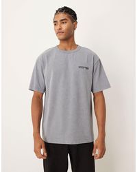 ASOS - Heavyweight Relaxed T-shirt With Text Graphic - Lyst