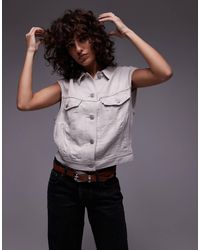 Levi's - – knapp geschnittene, leichte jeansweste im 90er-stil - Lyst