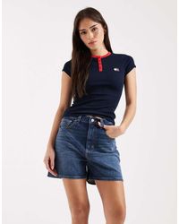 Tommy Hilfiger - Denim Mom Shorts - Lyst
