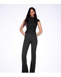 Bershka - Petite Bengaline Flared Trousers - Lyst