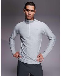 New Balance - Space Dye 1/4 Zip Top - Lyst