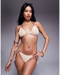 South Beach - – seitlich gebundene bikinihose - Lyst