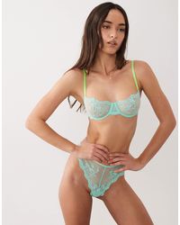 Dora Larsen - Tove Floral Lace Underwired Bra - Lyst