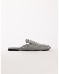 TOPSHOP - Bianca Studded Flat Shoe - Lyst