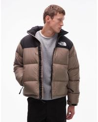 The North Face - Retro nuptse - doudoune en duvet - marron clair - Lyst