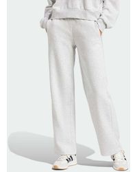 adidas Originals - Essentials Small Logo Feel Cozy Open-hem Pants - Lyst