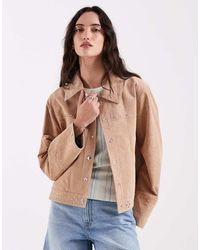 laagam - Luana Real Suede Button Down Jacket - Lyst