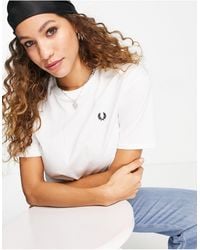 Fred Perry - Crew Neck T-shirt - Lyst