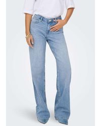 ONLY - Julles Low Waist Straight Leg Jeans - Lyst