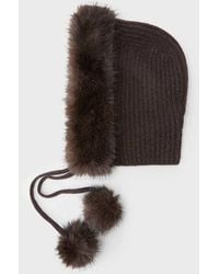 Stradivarius - Faux Fur Balaclava - Lyst