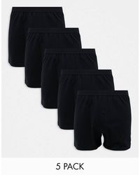 ASOS - 5 Pack Boxers - Lyst