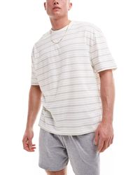 ASOS - Stripe T-shirt And Shorts Pyjama Set - Lyst