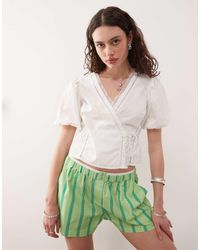 Collusion - Wrap Front Top - Lyst