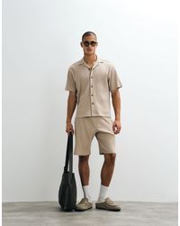 SELECTED - Ribbed Shorts - Lyst
