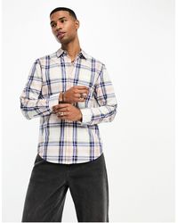 Levi's - Sunset - camicia con tasca a quadri e color crema - Lyst