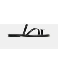 Pull&Bear - Embellished Flat Sandals - Lyst