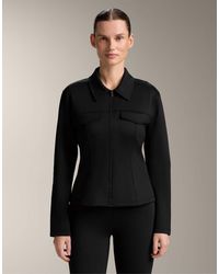 Oysho - Neoprene-effect Ribbed Jacket - Lyst