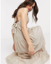 Free People Vestido trapezoidal frankie - Neutro