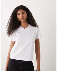 Collusion - Short Sleeve V-neck Tshirt - Lyst