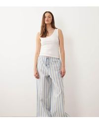 ASOS - Asos Design Tall Woven Stripe Nightwear Pants - Lyst