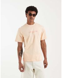 Lacoste - Ruimvallend T-Shirt Met Logo Op De Borst - Lyst