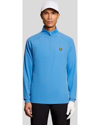 Lyle & Scott - Mid Layers Mesh Panelled Golf Course Midlayer - Lyst